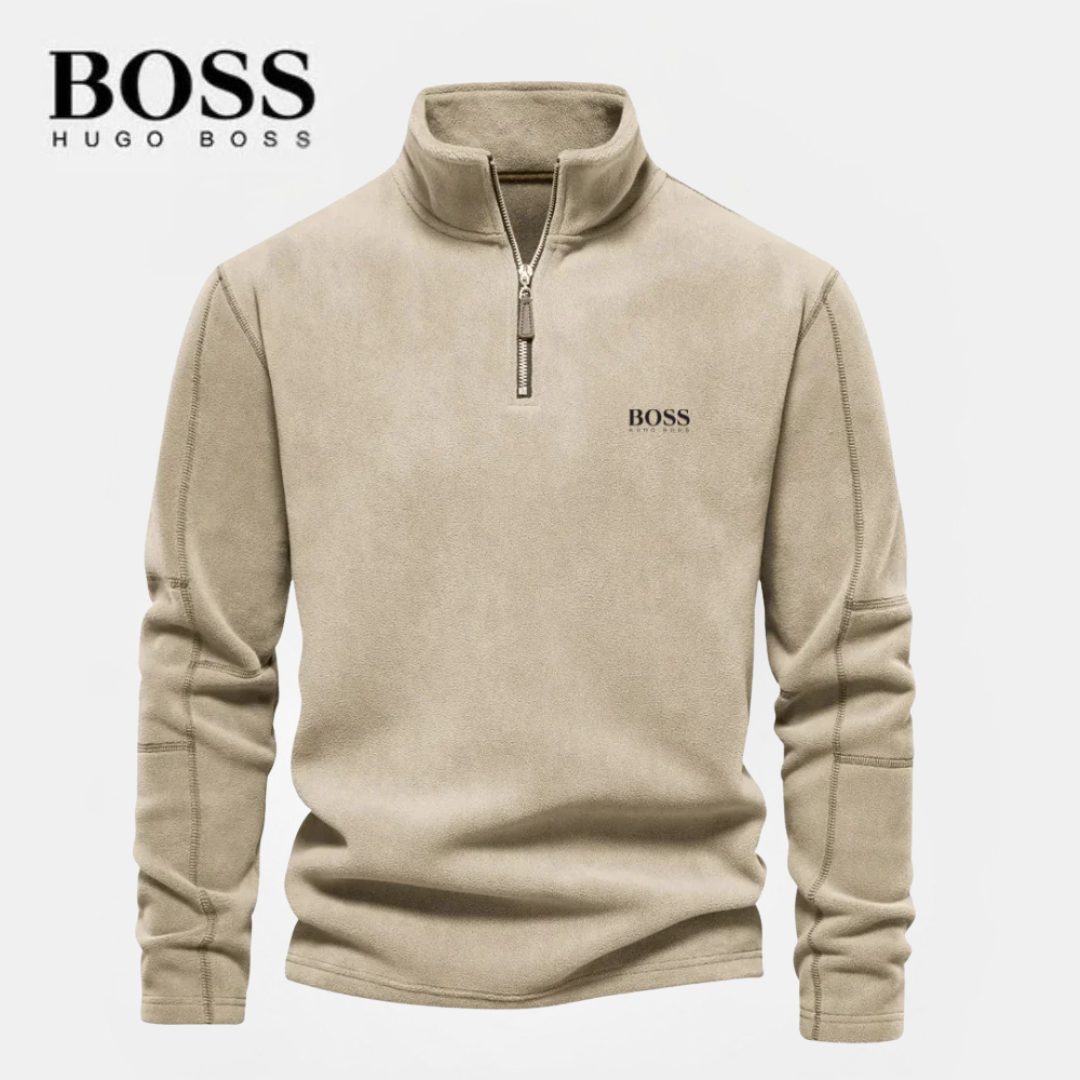 BOSS™ Prestige Fleece Quarter-Zip Pullover